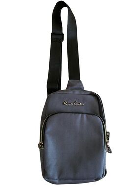Robert Graham Randal Sling Bag Crossbody Grey Adjustable Strap